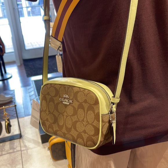 Coach Mini Jamie Camera Bag In Signature Canvas
SV/Khaki/Pale Lime - Picture 16 of 16